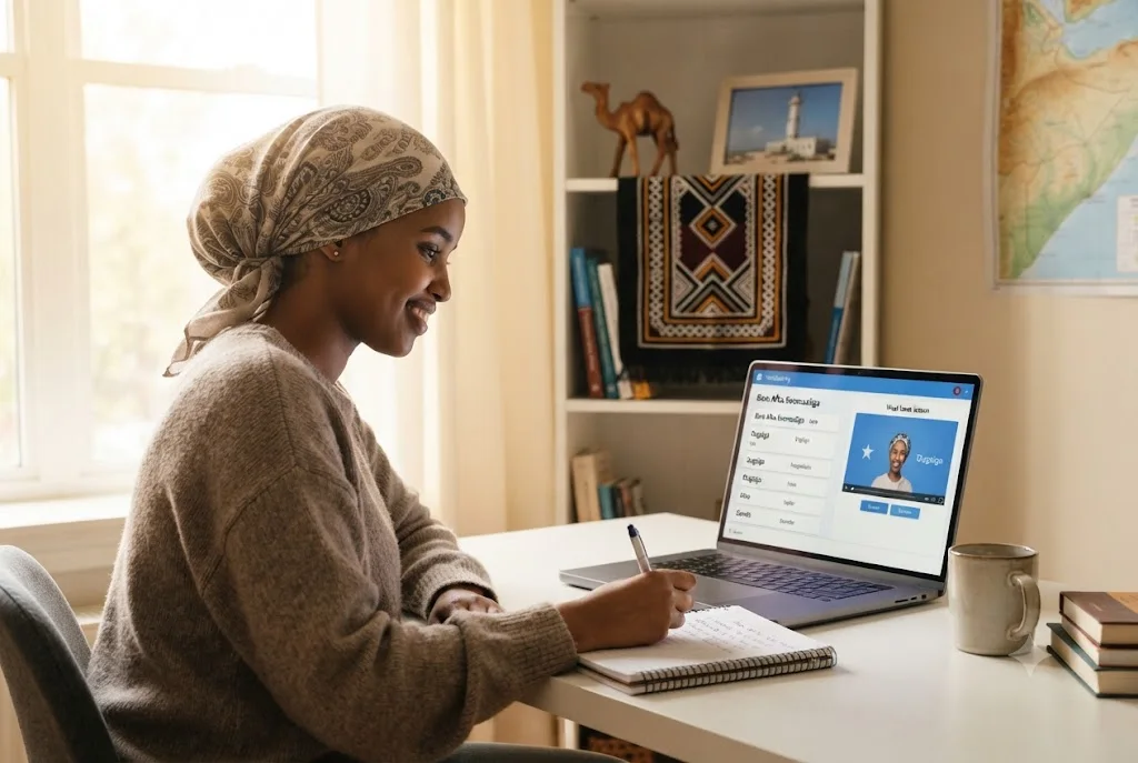 learn somali language beginner practicing vocabulary and pronunciation