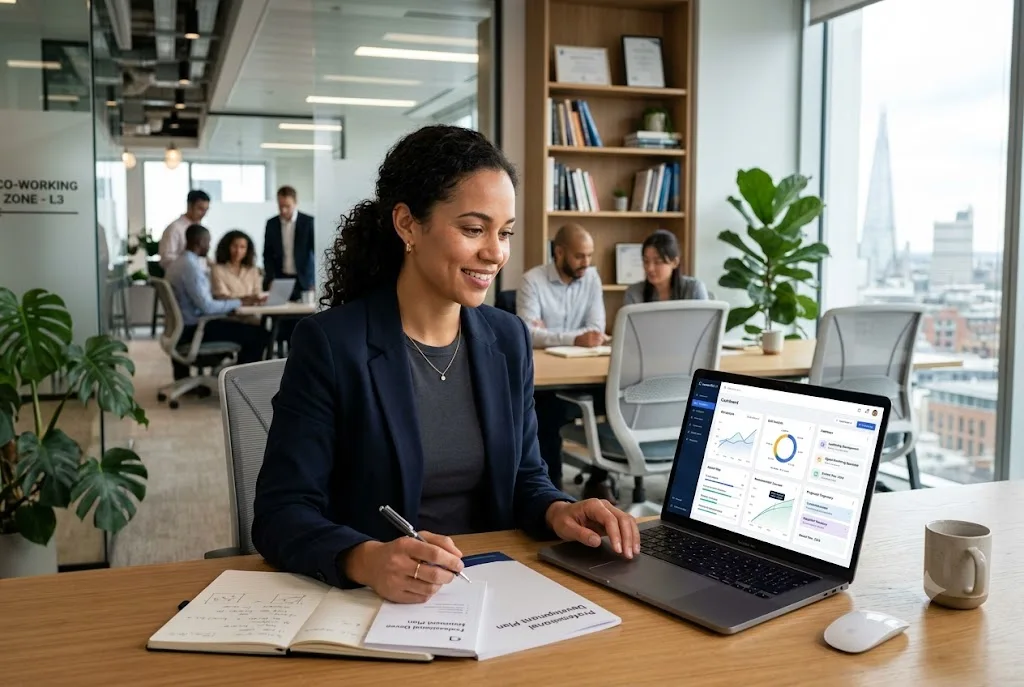 AI for career development helping a professional plan skills and career growth